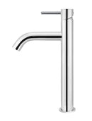 Meir Piccola Tall Basin Mixer Tap with 130mm Spout - Polished Chrome