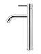 Meir Piccola Tall Basin Mixer Tap with 130mm Spout - Polished Chrome