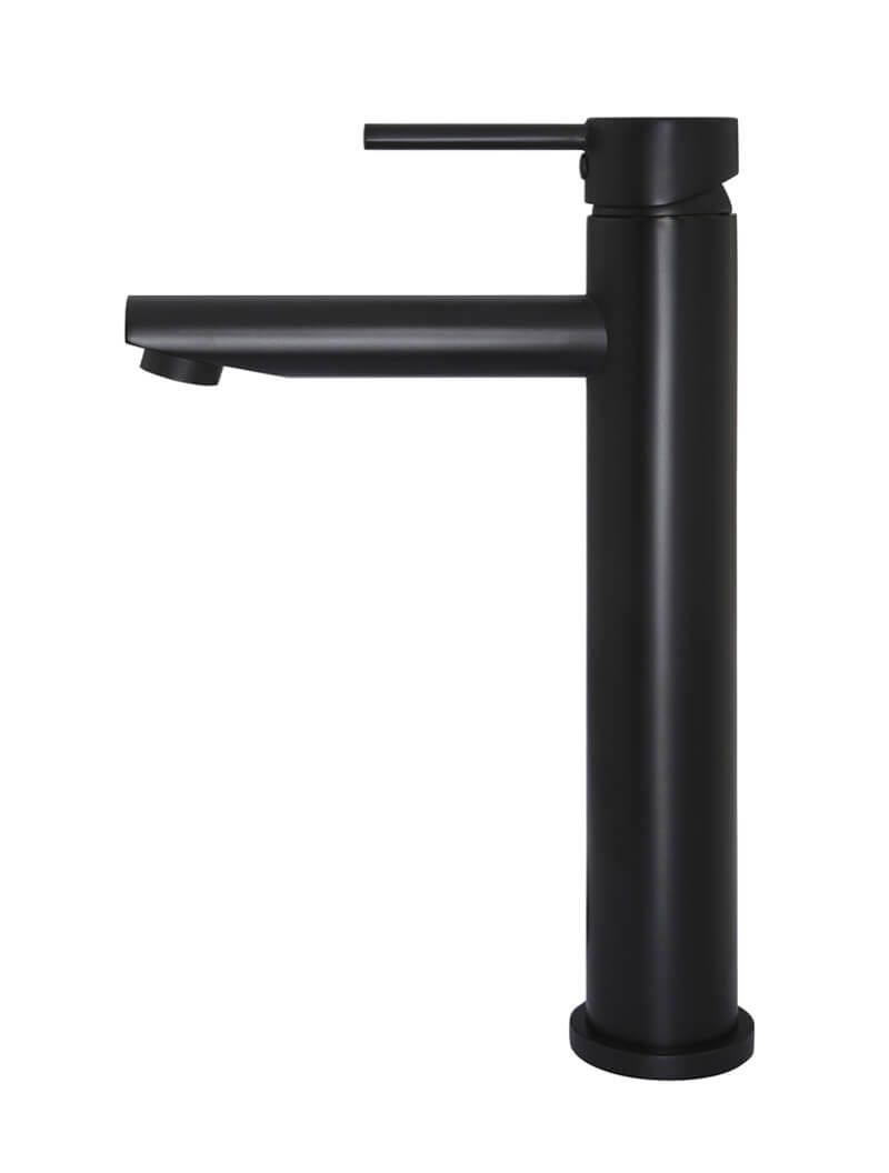 Meir Round Tall Basin Mixer - Matte Black