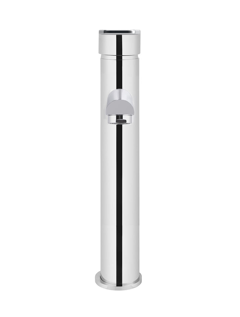 Meir Round Paddle Tall Basin Mixer - Polished Chrome