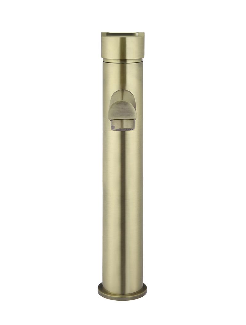 Meir Round Paddle Tall Basin Mixer - Tiger Bronze