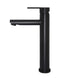Meir Round Paddle Tall Basin Mixer - Matte Black
