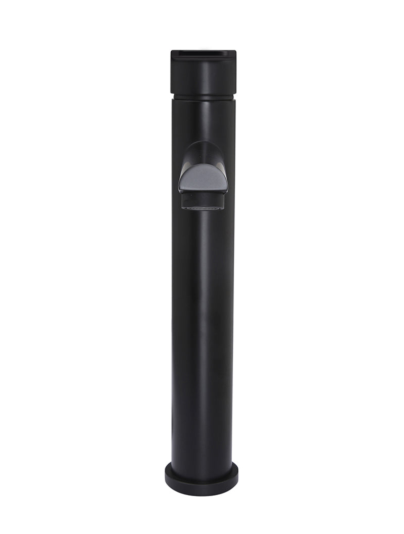 Meir Round Paddle Tall Basin Mixer - Matte Black
