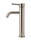 Meir Round Tall Basin Mixer Curved - Champagne