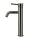 Meir Round Tall Curved Basin Mixer - Shadow Gunmetal