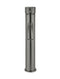 Meir Round Tall Curved Basin Mixer - Shadow Gunmetal