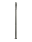 Round Freestanding Bath Spout - Shadow Gunmetal