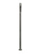 Round Freestanding Bath Spout - Shadow Gunmetal