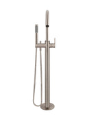 Meir Round Paddle Freestanding Bath Spout and Hand Shower - Champagne