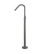 Round Paddle Freestanding Bath Spout and Hand Shower - Shadow Gunmetal