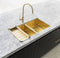 Meir Lavello Kitchen Sink Colander - Brushed Bronze Gold