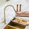 Meir Lavello Kitchen Sink Colander - Brushed Bronze Gold