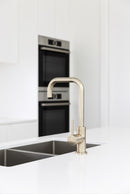 Lavello Round Sink Colour Sample Disc - PVD Brushed Nickel