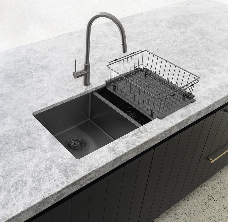 Meir Lavello Dish Rack - PVD Gunmetal Black