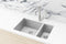 Lavello Kitchen Sink - One and Half Bowl 670 x 440 - PVD Brushed Nickel