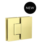 Meir Glass to Glass Shower Door Hinge - PVD Tiger Bronze