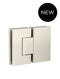 Meir Glass to Glass Shower Door Hinge - PVD Brushed Nickel