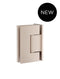 Meir Glass to Wall Shower Door Hinge - Champagne