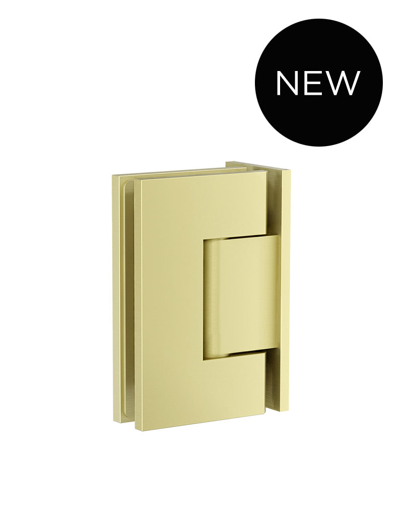Meir Glass to Wall Shower Door Hinge - PVD Tiger Bronze