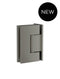 Meir Glass to Wall Shower Door Hinge - Shadow Gunmetal