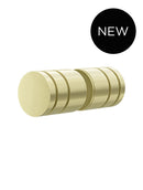 Shower Door Round Handle - PVD Tiger Bronze