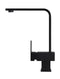 Square Kitchen Mixer Tap - Matte Black