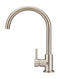 Meir Round Gooseneck Kitchen Mixer Tap - Champagne