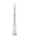 Meir Round Gooseneck Kitchen Mixer Tap with Paddle Handle - Polished Chrome