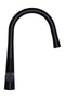 Meir Round Pull Out Kitchen Mixer Tap - Matte Black