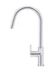 Meir Round Paddle Piccola Pull Out Kitchen Mixer Tap - Polished Chrome