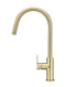 Meir Round Paddle Piccola Pull Out Kitchen Mixer Tap - PVD Tiger Bronze