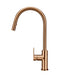 Meir Round Paddle Piccola Pull Out Kitchen Mixer Tap - Lustre Bronze