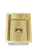 Meir Lavello Bar Sink - Single Bowl 382 x 272 - Brushed Bronze Gold