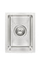 Meir Lavello Bar Sink - Single Bowl 382 x 272 - Brushed Nickel