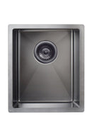 Meir Lavello Kitchen Sink - Single Bowl 380 x 440 - Gunmetal Black