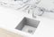 Lavello Kitchen Sink - Single Bowl 380 x 440 - Brushed Nickel