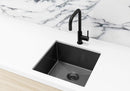 Meir Lavello Kitchen Sink - Single Bowl 450 x 450 - Gunmetal Black