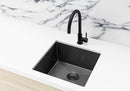 Meir Lavello Kitchen Sink - Single Bowl 450 x 450 - Gunmetal Black