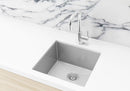 Meir Lavello Kitchen Sink - Single Bowl 450 x 450 - Brushed Nickel