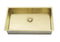 Meir Lavello Kitchen Sink - Single Bowl 760 x 440 - Brushed Bronze Gold