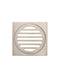 Meir Square Floor Grate Shower Drain 100mm outlet - Champagne