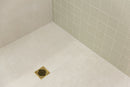 Meir Square Floor Grate Shower Drain 100mm outlet - Tiger Bronze