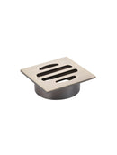 Meir Square Floor Grate Shower Drain 50mm outlet - Champagne