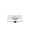 Meir Square Floor Grate Shower Drain 80mm outlet - Polished Chrome