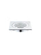 Meir Square Floor Grate Shower Drain 80mm outlet - Polished Chrome