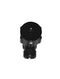 Round Mini Stop Cistern Tap - Matte Black