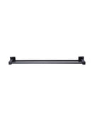 Square Double Towel Rail 600mm - Matte Black