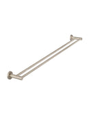 Meir Round Double Towel Rail 900mm - Champagne