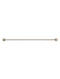 Meir Round Double Towel Rail 900mm - Champagne