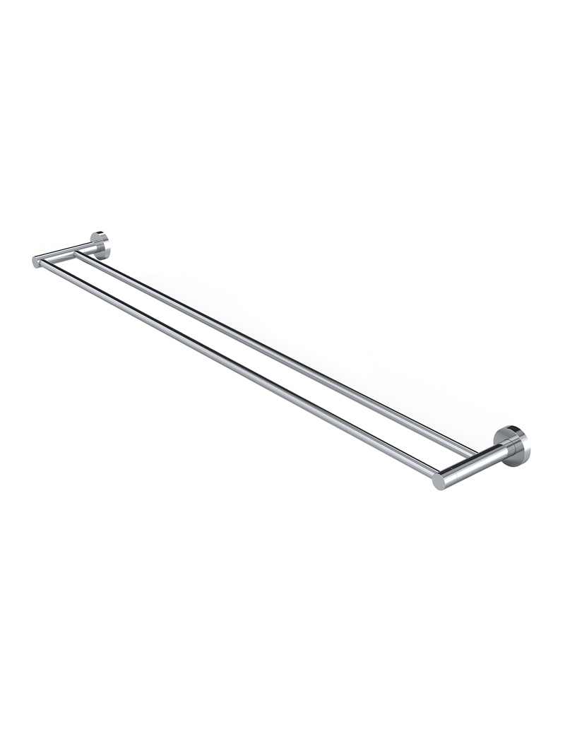 Meir Round Double Towel Rail 900mm - Polished Chrome